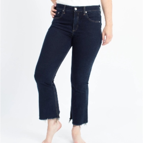 NWOT- RAG N BONE 10” RISE CROP FLARE JEANS - Picture 2 of 11